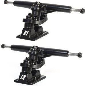 HUACOZY ANTWHEEL SIDEWINDER II 롱보드 /스케이트보드 킹핀 세트) 블랙 스케이트보드 트럭 /서핑 (2개 더블