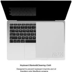 MacBook Pro 13 15 16 인치 방진 보호 필름 팜 키보드 담요 커버 스크린 극세사 냅킨 용 깨끗한 천