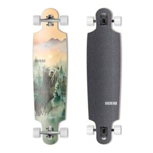 HORIZON BLUE 99.1CM(39인치) 어반 롱보드 크루저 흡수 북미 충격 시스템 멀티 휠바이트 컴플리트 메이플 크루징 하드록 시나리오 및 데크 방지