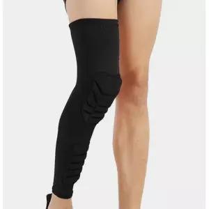 블랙 블럭쿠션 다리 통증 부상 완화 근육 보호대 M 하체운동 슬리브 웨이트 밴드 런닝