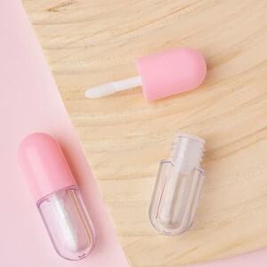 리필 가능한 미니 립 글로스 튜브 밤 병 DIY 오일 여행용 투명 용기 여성 및 소녀용 메이크업 액세서리