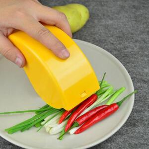 야채 다지기 롤러 수동 파 채칼 6개 스테인레스 칼날 분리형 허브 파슬리 도구