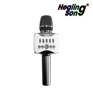 힐링송 Q38 블루투스 노래방마이크 20W 스피커 차량용 FM연결