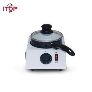 ITOP 미니 전기 초콜릿 멜팅 머신, 싱글 포트, 세라믹 논스틱 포트, 템퍼링 실린더, 멜터 팬, 220V, 110V,