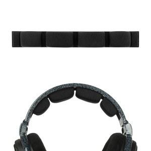 GEEKRIA HD600, HD580, HD650, HD660S 헤드폰과 헤드셋 패브릭 커버 쿠션 밴드, 교체 호환되는 헤드밴드 메시 부품 (블랙) 패드, 탑 수리 헤드