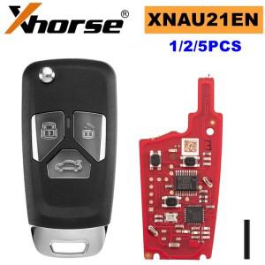 XHORSE XNAU21EN 아우디 스타일 3버튼 2세대 무선 범용 리모컨 키