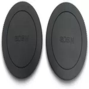 2팩 카메라 본체 캡 및 후면 렌즈 커버 EF-M 마운트 미러리스 캐논 EOS M200 M100 M50 마크 II M10 M6 M5