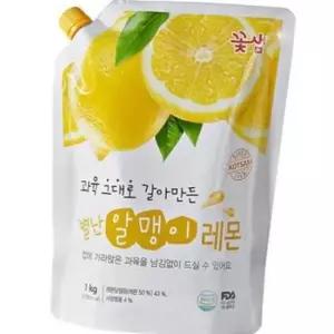 청 에이드 레몬 따뜻한 수제 차 과일청