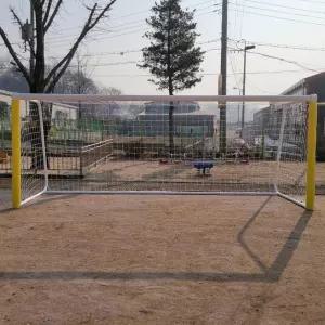 축구골대 중등 고등 성인용 철재 이동고정식+보호커버 VK3157-9 학교 운동장 축구장 축구골대 기둥보호커버