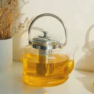 Boiling 내열유리 직화 주전자 티포트 5size 약탕기 열탕기
