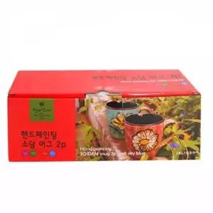 물컵 도자기 찻잔 꽃그림 도자기컵 카페 손잡이 머그잔 플라워 예쁜