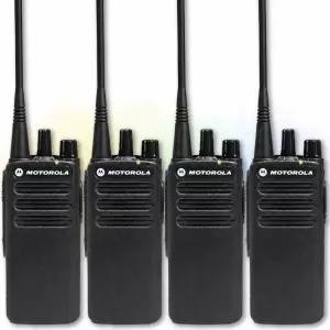 모토로라 XIR-C1200 디지털 업무용 산업용 무전기 4대 세트 