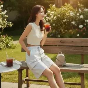 셀럽하우스 4컬러 넉넉한 벌룬핏 건빵 포켓 트레이닝 5부 반바지