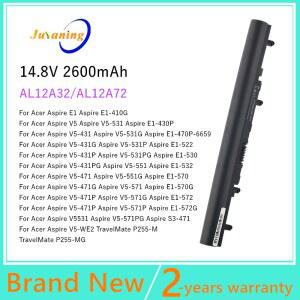 새로운 AL12A72 노트북 배터리 ACER ASPIRE V5 531P 531 531G