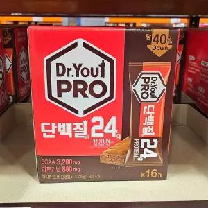 닥터유 프로 단백질 바 1120g(70g x16) 에너지바 헬스 간식 단백질보충 코스트코