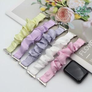 Redmi Watch 5/4 Xiaomi Smart Mi Band 9 Pro/ 8 Pro 손목 밴드 교체 Scrunchies Watchband 용 핑크 탄성