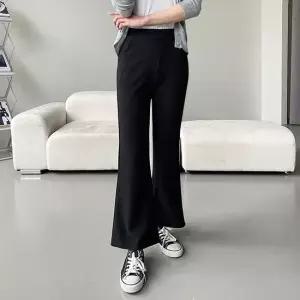 셀럽하우스 여성 부츠컷 스판 슬랙스 밴딩 나팔바지 3색