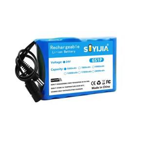 24v 6S1P 충전식 배터리 5Ah 18650 리튬 이온 DC25.2V 카메라 장난감 자동차 + 적합