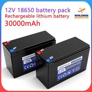 12V 30Ah 18650 리튬 배터리 팩 분무기 어린이 장난감 자동차용 고전류 BMS 충전기 포함