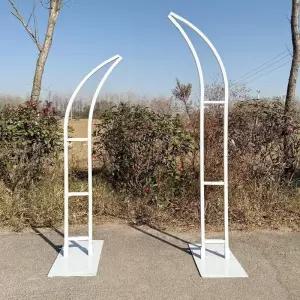 웨딩 아치 프레임 스탠드 배경 결혼식 장식 철제 가든