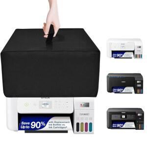 NUENSS-ROR 프린터 방진 커버 방수 정전기 방지 고중량 케이스 EPSON ECOTANK ET-2800 ET-2850 및 ET-2400 (15.7 15.4 6.7인치) VJR