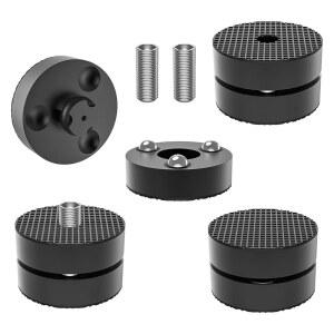 AUDIOCRAST 4X HIFI 스피커 스파이크 40 23MM 흡수 서브 피트 분리 CD 패드 알루미늄 우퍼 DAC용 앰프 충격 DVD 스탠드 오디오 턴테이블