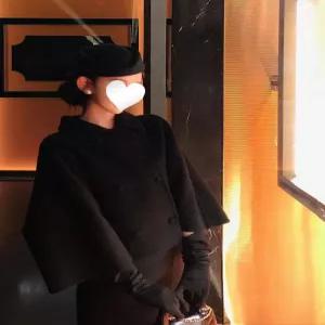 케이프 폭스퍼 카라 울 소매탈착 허리벨트 여성 알파카