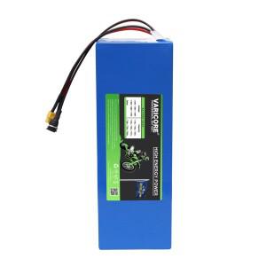 48V 20Ah 13s4p 21700 고전력 충전식 리튬 배터리 팩 800w 내장 BMS 보호