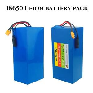 새로운 18650 리튬 이온 배터리 팩 10S4P 36V 600W 30A 자전거 자동차 및 전기 스쿠터에 적합 BMS 내장