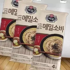 백설) 메밀소바국수(건면) 400gx3개(15인분)