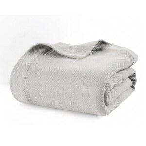 LANE LINEN 담요 킹 사이즈 100% 있는 휴식에 독서, 적합 사용할 오버사이즈, 년 내내 부드럽고 두꺼운 오후 실버 침대에서 시청, 침대 및 X TV 면 수 - 108인치)) 낮잠 일 (228.6CM 274.3CM(90