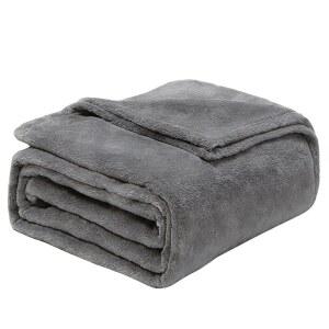CHERAISA 플란넬 플리스 침대 담요 300GSM, X 152.4CM(50X60인치)) 캠핑용 카우치, 극세사에 소파, 가벼운 침대, 적합 담요(127CM 부드럽고 (그레이, 사계절용 폭신하고 담요, 럭셔리 플러시 아늑한