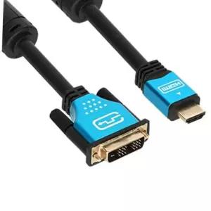 netmate hdmi to dvi 블루메탈 디스플레이 변환 모니터 tv 연결 케이블 1m 모니터케이블 디스플레이선 영상변환케이블