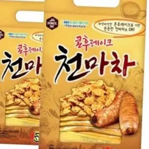 콘 플레이크 천마 차 곡물 천마 차 스틱형 간편 선물 식사대용식 식사대용 영양식 대용식 아침 건강