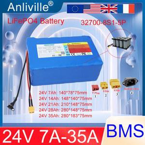 24V 7AH 14AH 21AH 28AH 35AH 배터리 32700 팩 LIFEPO4