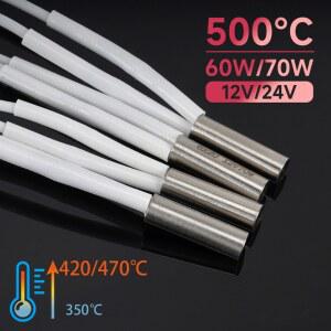 2V/24V 60W 70W 히터 카트리지 엔드 프린터 부품 가열 E3D 3D 튜브