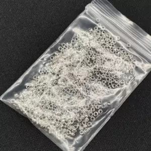 비즈재료 공예부자재 비드팁 누름볼 실버 2mm 키링재료 팔찌재료