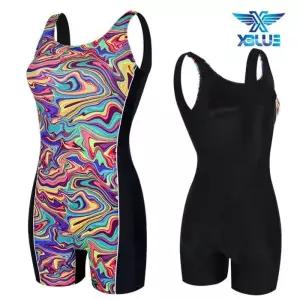 XBLUE 여자 아쿠아로빅 반전신 1부 수영복 K656866