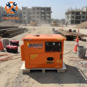 공장도  무소음 전기 디젤 5KW 220V 60HZ 주파수 휴대용 3상