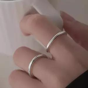 [룽스_66]레이어드 실반지 남자 여자 반지 베이직 1개