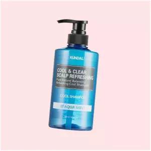 쿤달 쿨 앤 클리어 스칼프 리프레싱 샴푸 아쿠아민트 500ml 3982630
