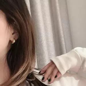 [룽스_66]링 데일리 귀걸이 레이어드실반지 이어링 18k