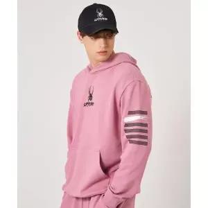 [스파이더]SPKFCNHD201MPNK 남성 후드 티셔츠 상의 공용 IRON PINK 컬렉션 5489508