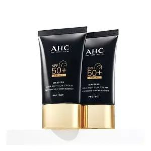 AHC 이사배 마스터즈 아쿠아리치 선크림 50ml 2개 3985460