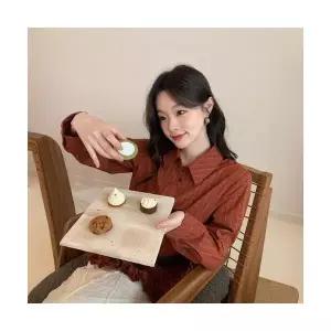마르소 여성쉬폰스커트 가을 프렌치 스커트 망사 펀칭 머메이드 레이스 UNO3