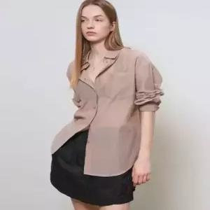 제너럴아이디어standard 썸머 링클 시어 셔츠 PINK BEIGE WBE2L03531