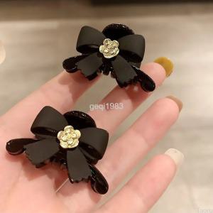 1+1년 동백꽃 리본 작은 집게 공주 머리집게 이마 앞머리 집게 옆머리 집게 머리장식