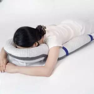 망막베개 낮잠 망막박리베개 마사지 실리콘 그레이 베개 엎드려자는 쿠션 쪽잠 1 에어 원단 존귀한 스타일 길게 늘린 양면