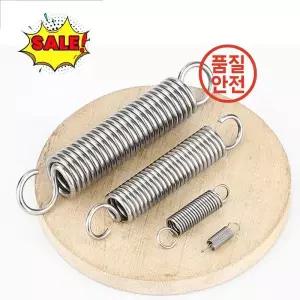 스테인레스 스틸 1.5mm L 30-335mm OD 스트레칭 풀백 확장 스프링 오픈 S 후크