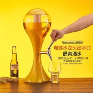 파셀몰 맥주 디스펜서 용기 무빙무등 소맥타워 컬러 생 A. 1.5L 컬러 고드름 라이트